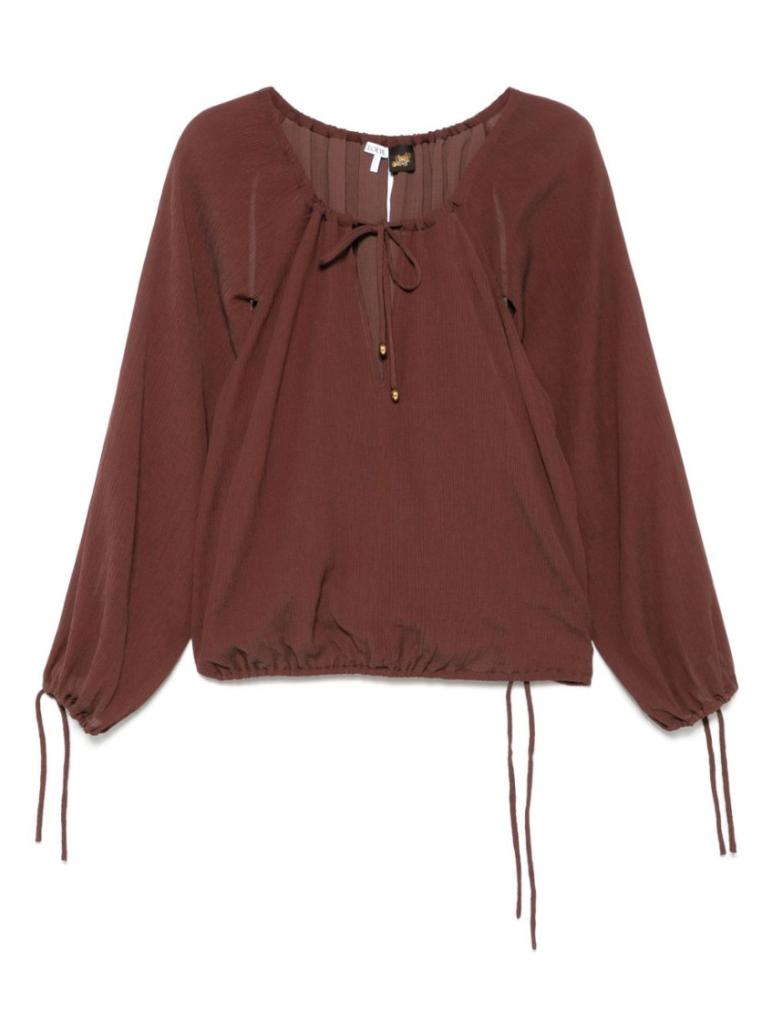 Cotton And Silk Blend Blouse