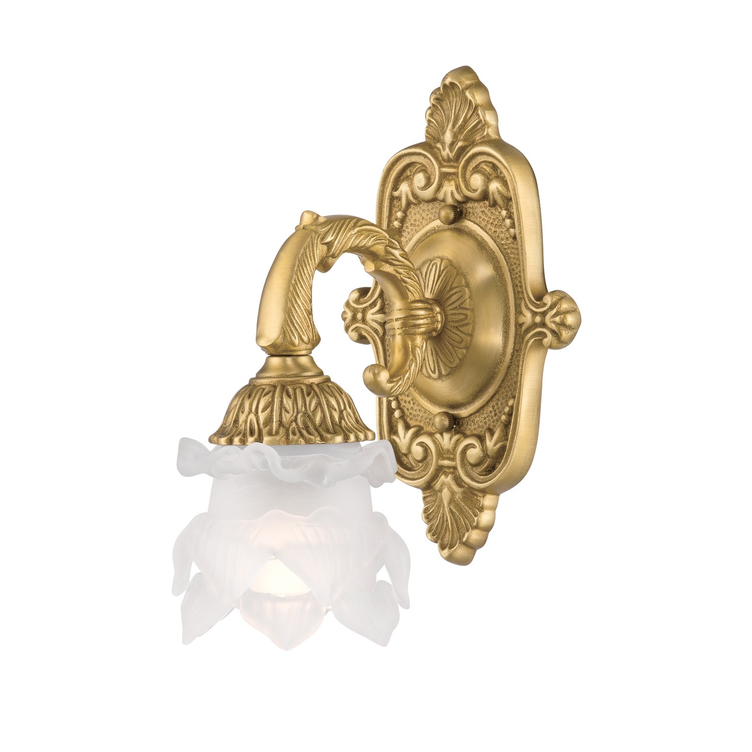 Aged Brass Wall Sconce from the Mayfield Collection