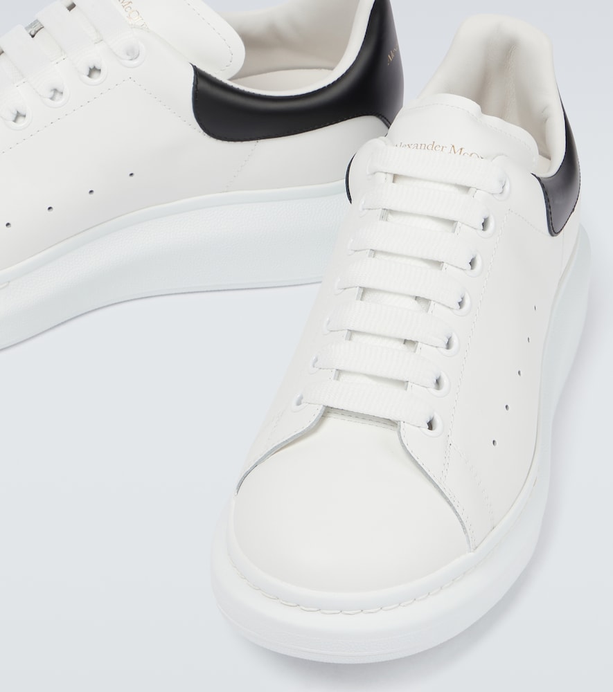 McQueen Oversized leather sneakers