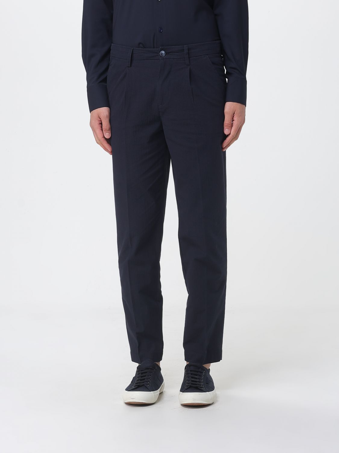 Pants Men color Blue