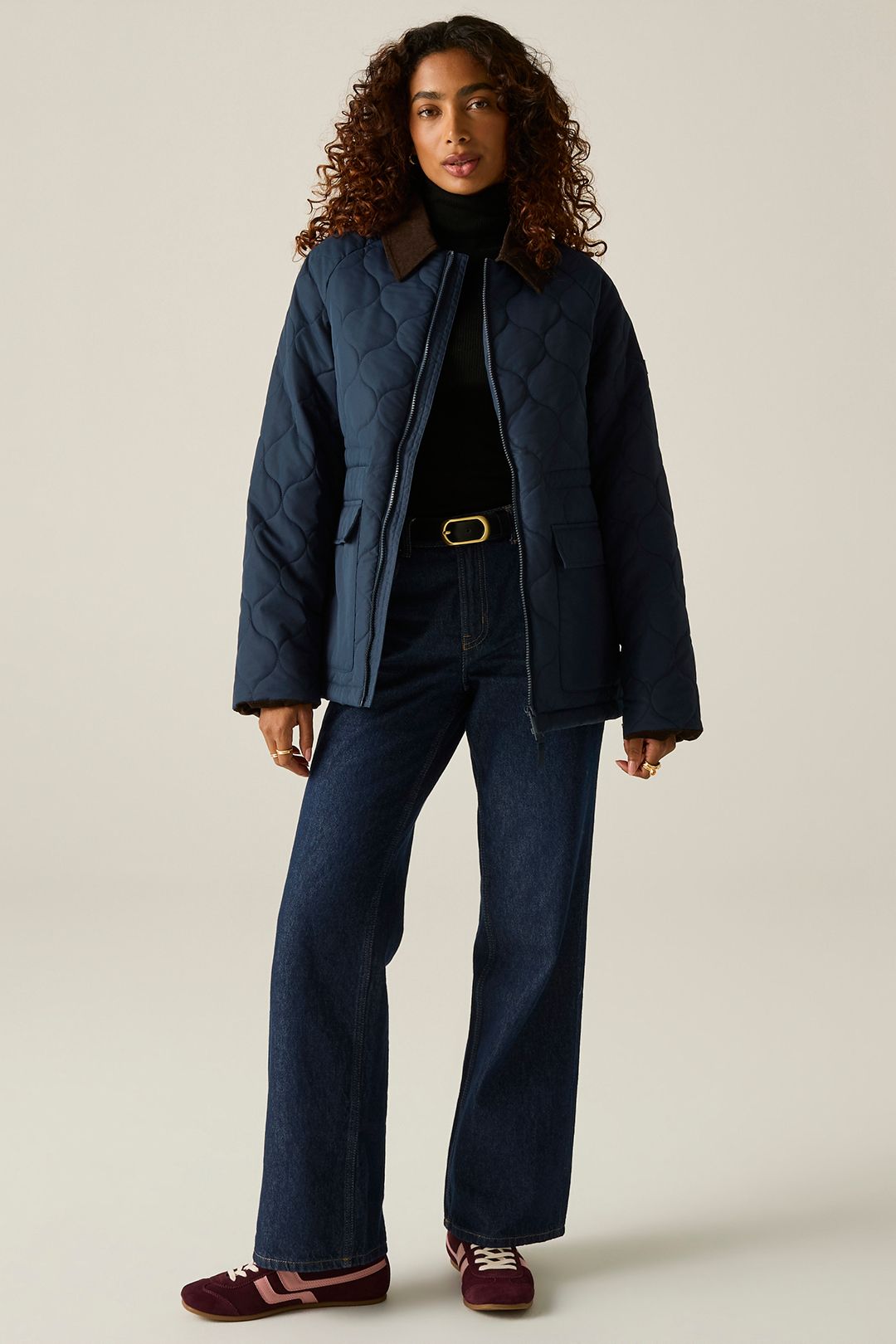 Regatta Women's Onion Quilted Amira Jacket in Navy