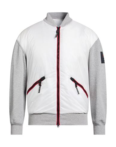 Man Jacket White Size L Polyamide, Cotton