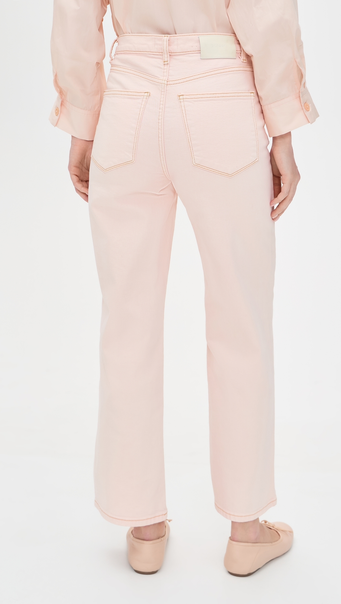 Karmine Refined Wide Leg Jeans Ballet