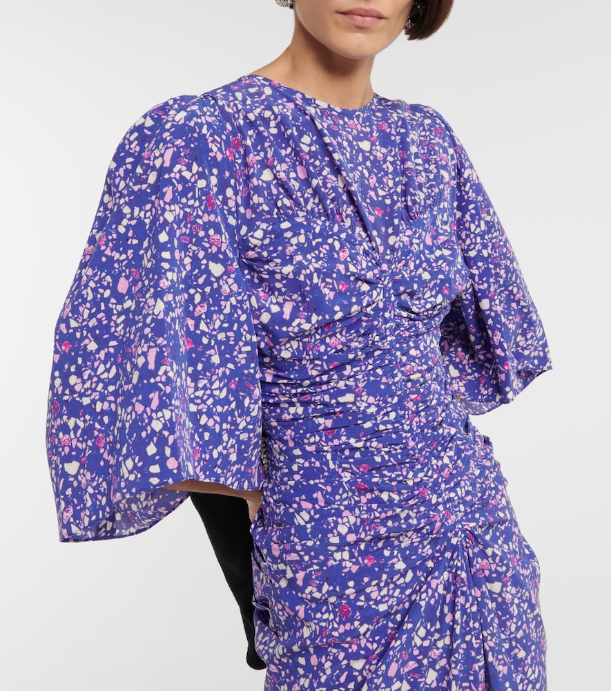 Lurner silk-blend midi dress