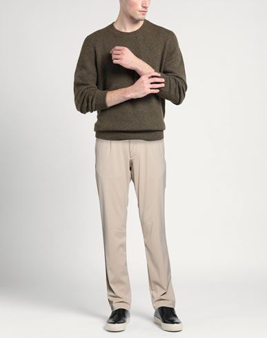 Man Pants Taupe Size 38 Polyamide, Elastane