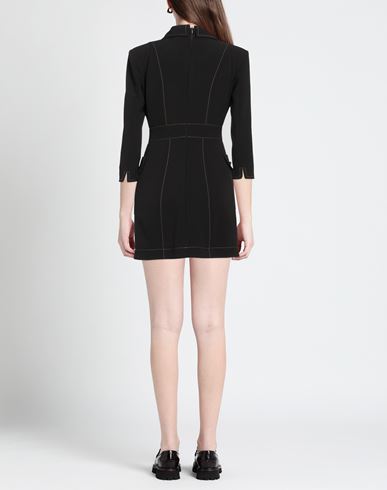 Woman Mini dress Black Size 6 Polyamide, Elastane