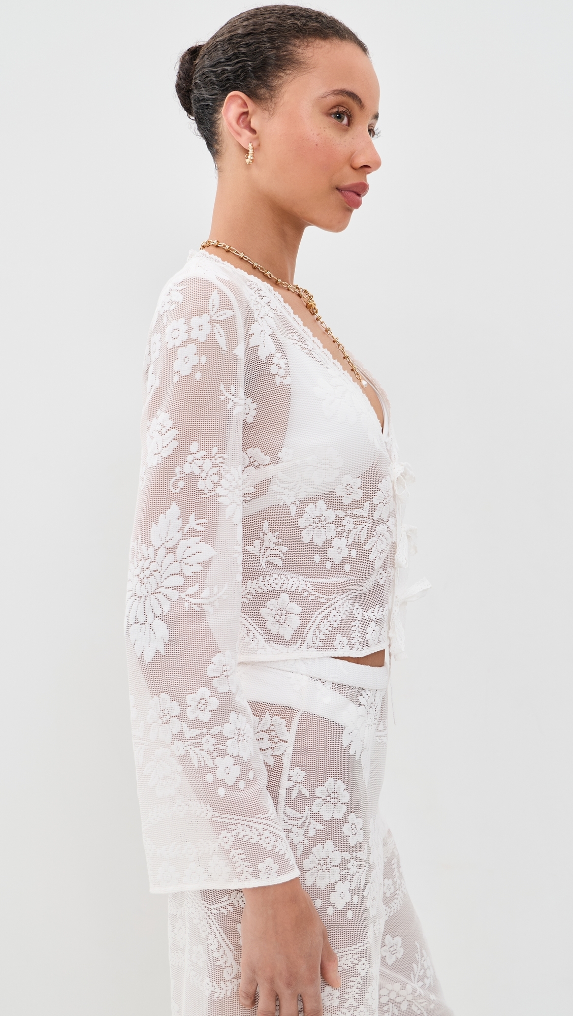 Stacellea Top White