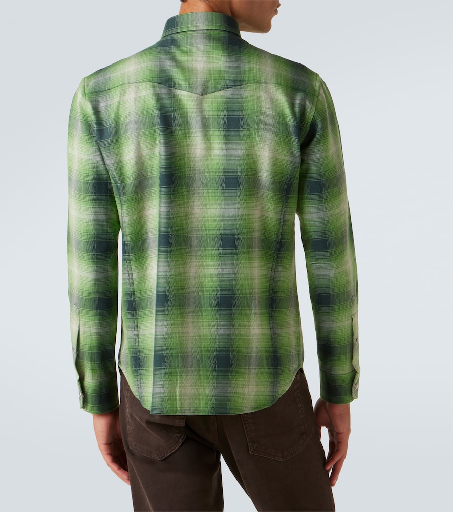 Checked cotton shirt