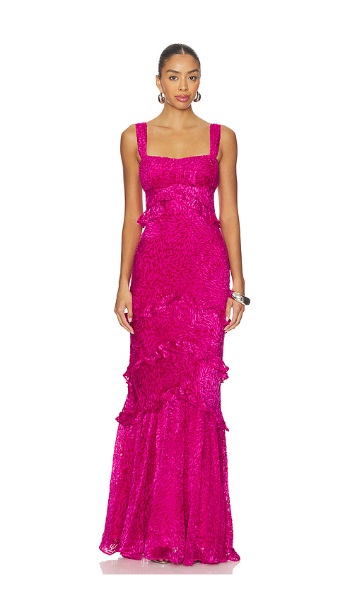SALONI Chandra Dress in Fuchsia. 8. Also , 10, 12, 2