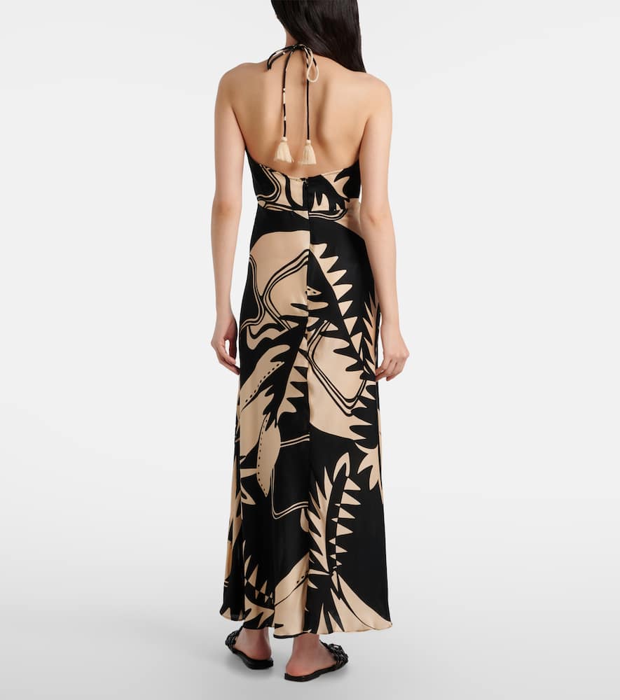 Stella printed maxi dress