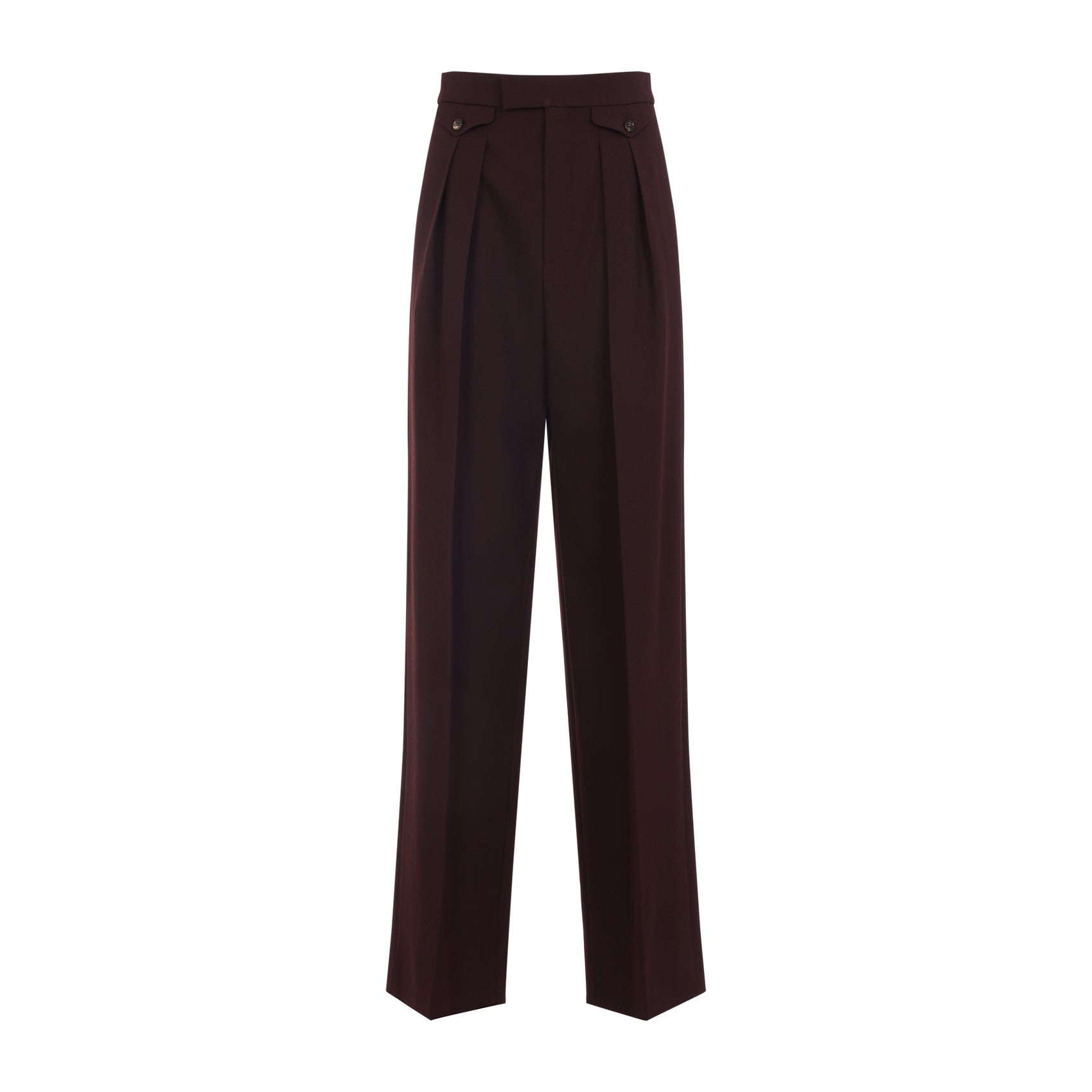 Chloé Wool Trousers for Women - Regular & Straight Leg