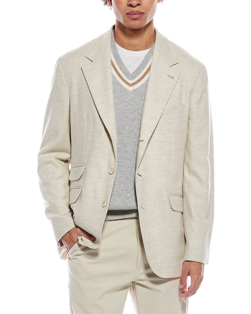 Wool & Cashmere-Blend Blazer