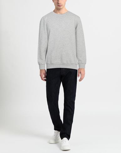 Man Sweatshirt Grey Size L Cotton, Polyester