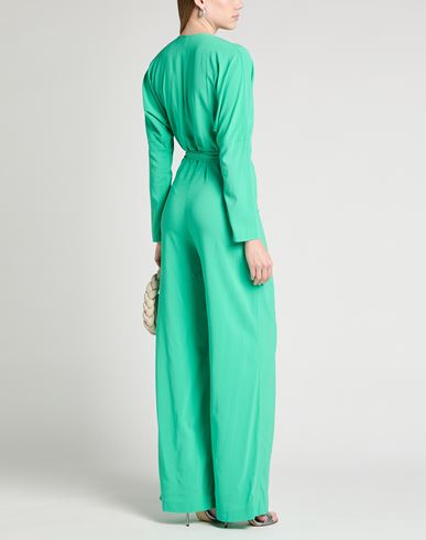 Woman Jumpsuit Light green Size 8 Viscose, Elastane