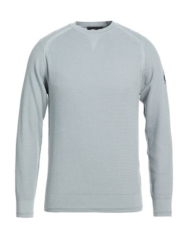 Man Sweater Light blue Size S Cotton