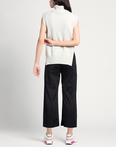 Woman Pants Black Size 10 Cotton, Polyamide, Elastane