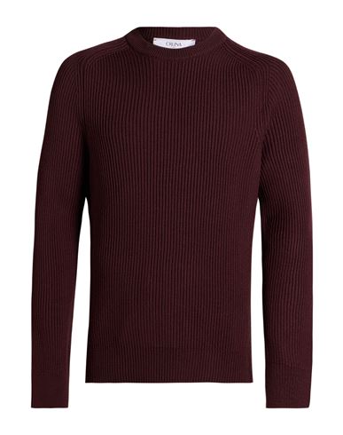 Man Sweater Chocolate brown Size 36 Virgin Wool