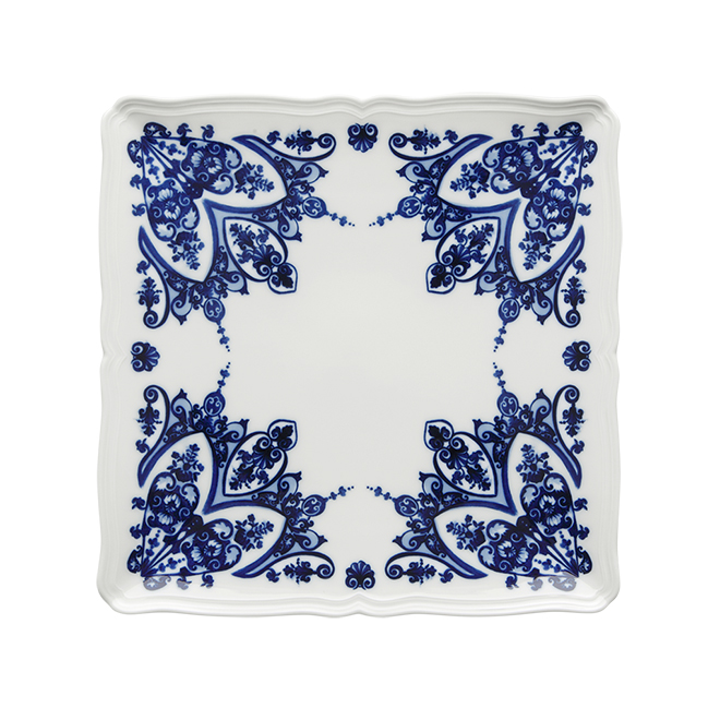 Babele Blu Squared Flat Plate