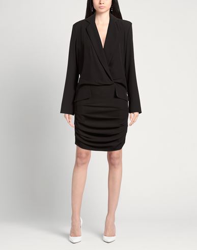 Woman Midi dress Black Size 4 Polyester, Elastane