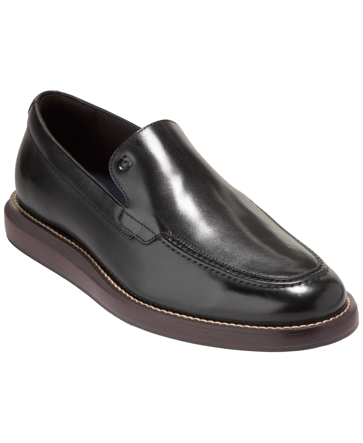 Men's Grand Neoclassic Venetian Loafers - Black