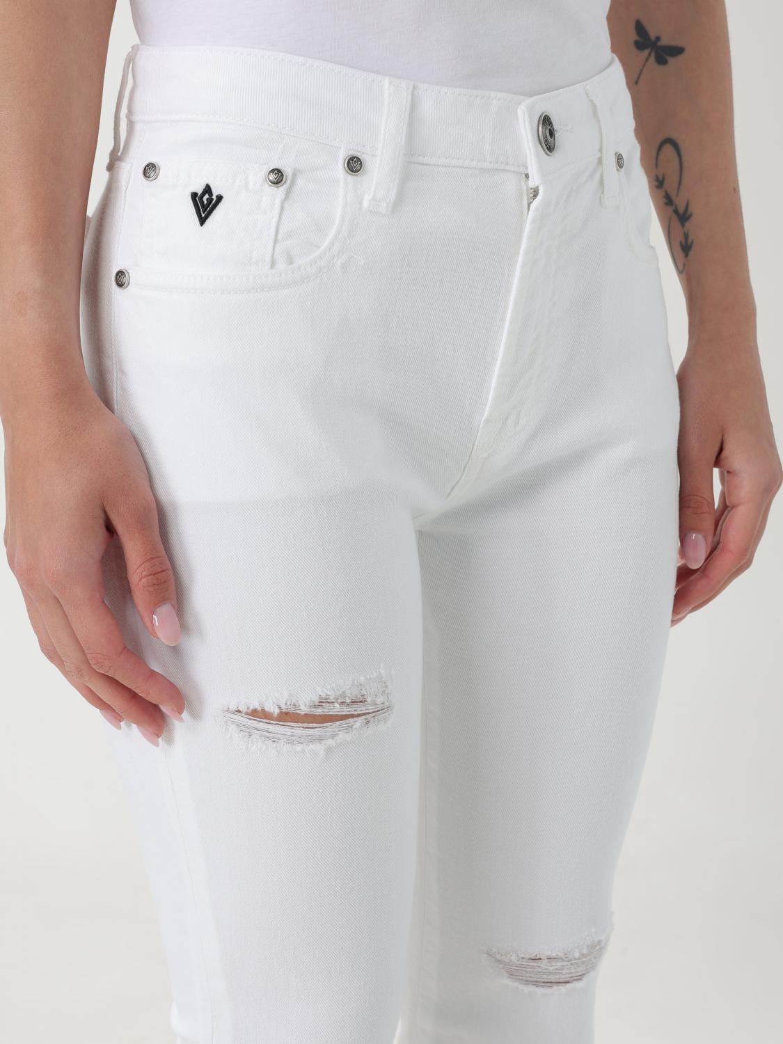 Jeans Woman color White