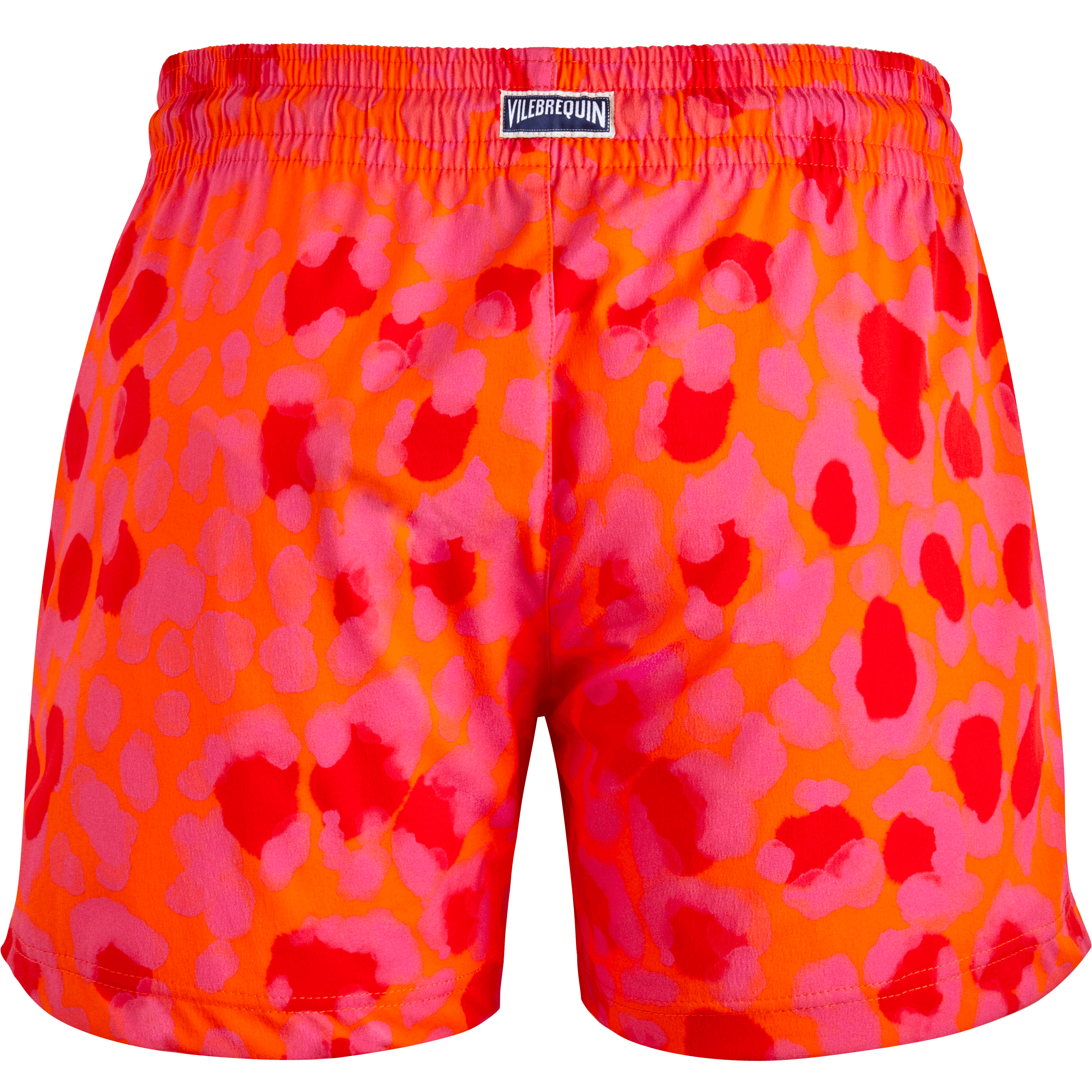 Women Swim Shorts New Leopard - Shorty - Fabya - Orange