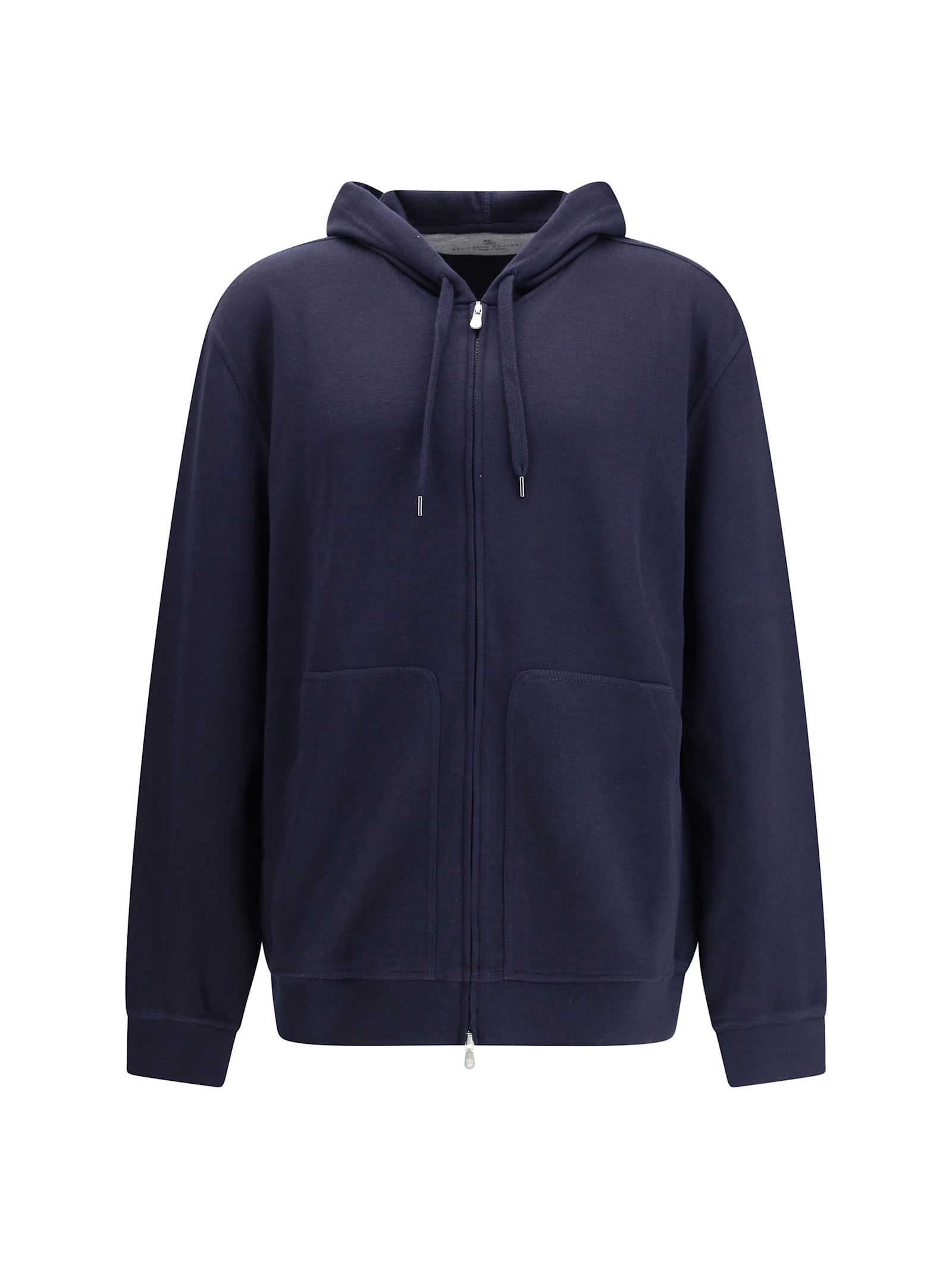 Knitted hoodie - Blue