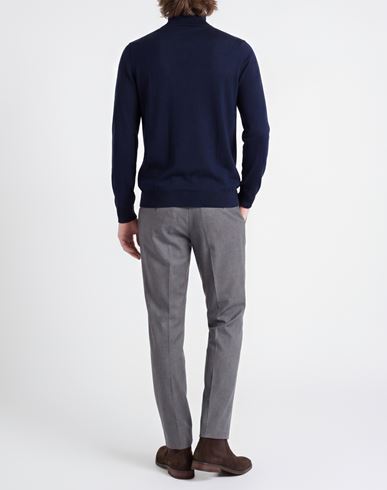 Man Turtleneck Midnight blue Size 36 Wool
