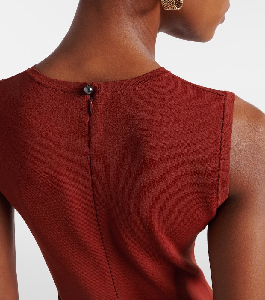 Jersey midi dress
