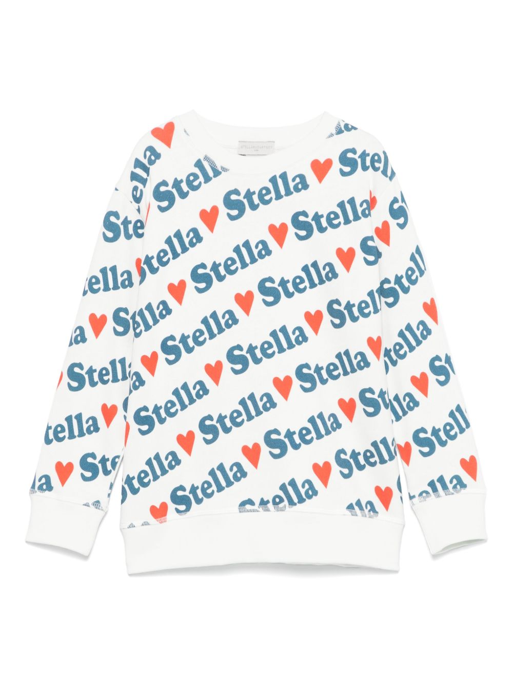 Stella McCartney Kids 키즈 logo-print sweatshirt - White TW4C40Z2533