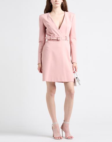 Woman Mini dress Pink Size 4 Viscose, Polyamide, Elastane