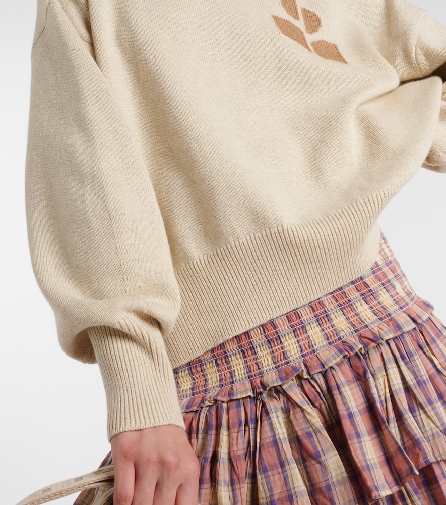 Marant Etoile Nash cotton and wool turtleneck sweater