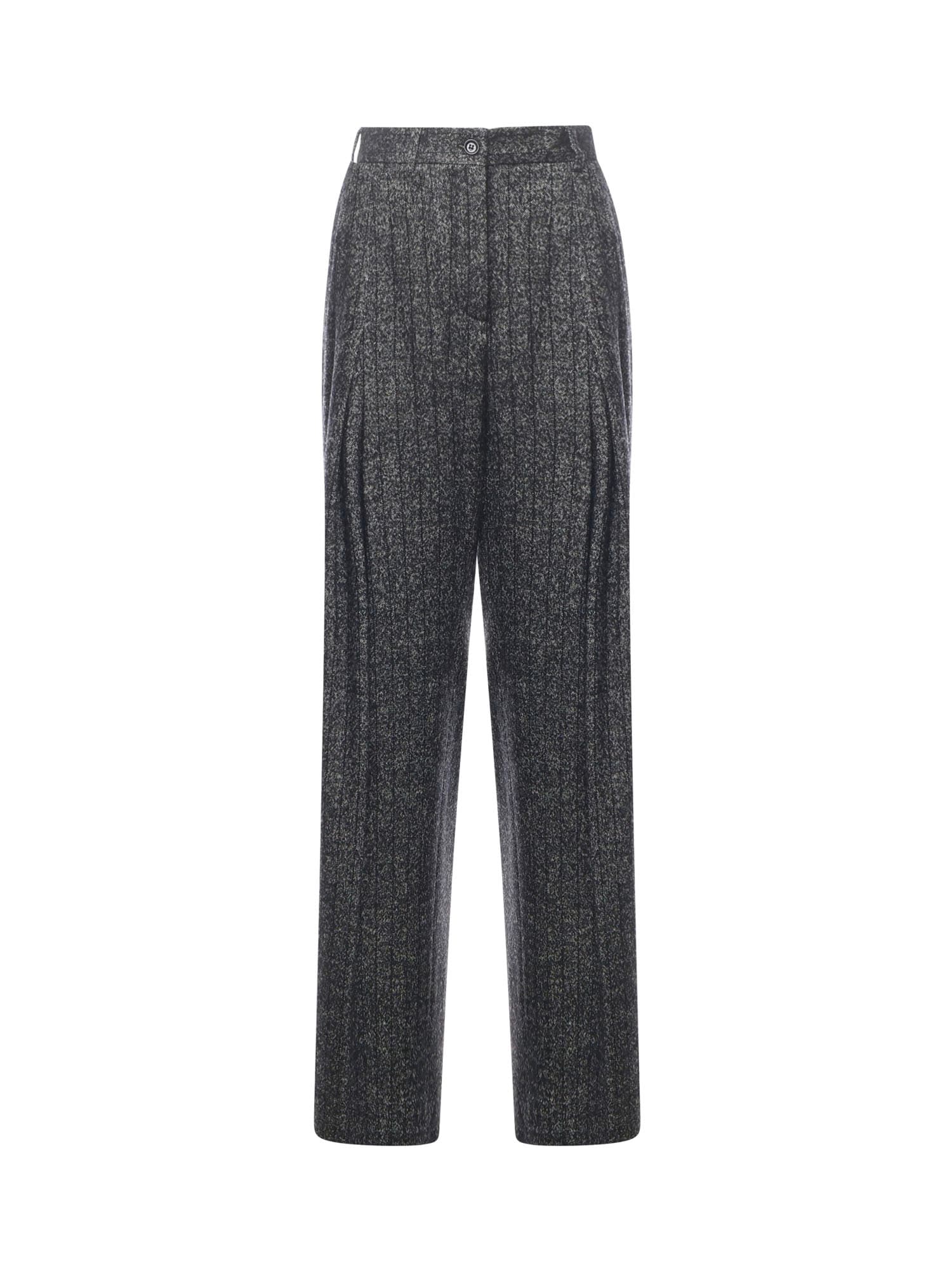 Striped Wool Pants