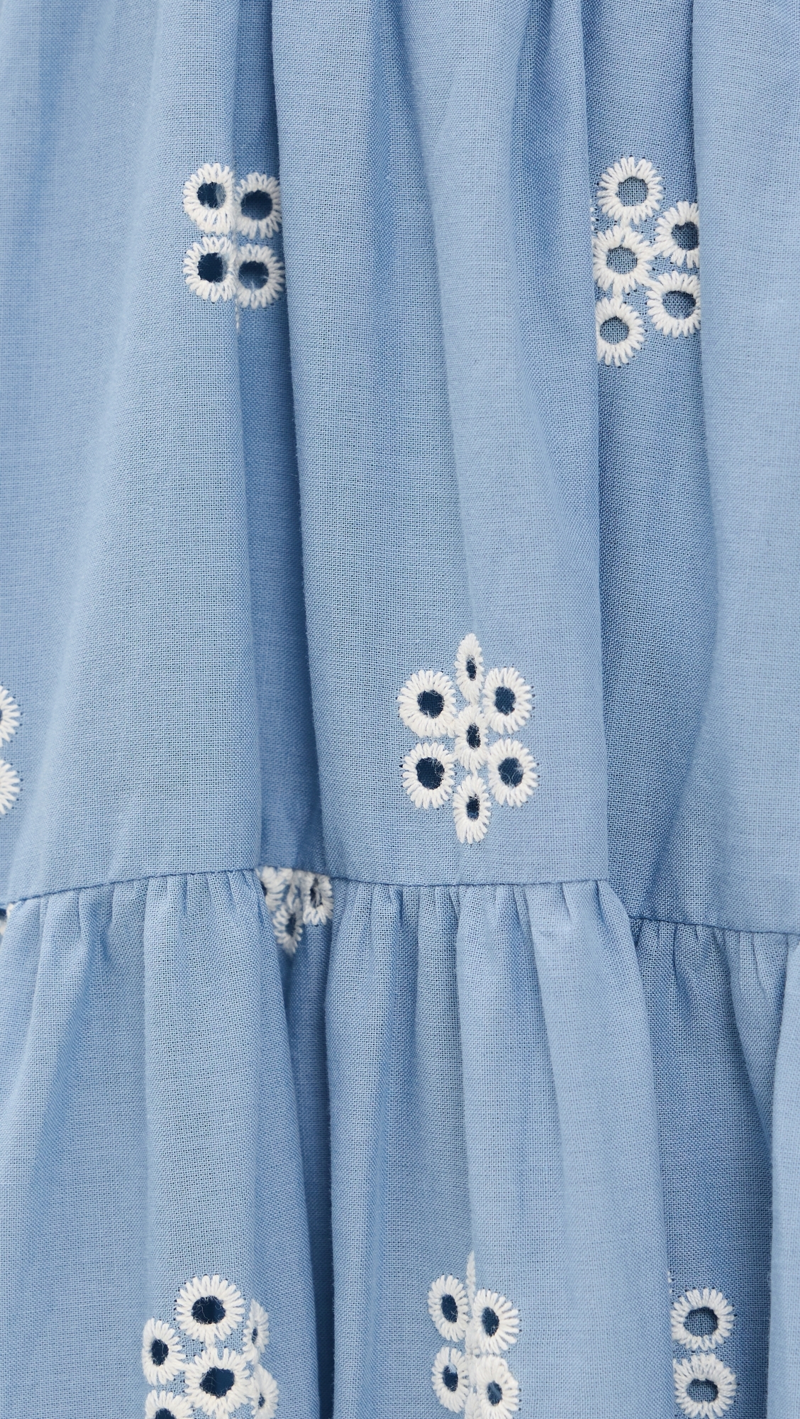 Louka Dress Periwinkle Scallop