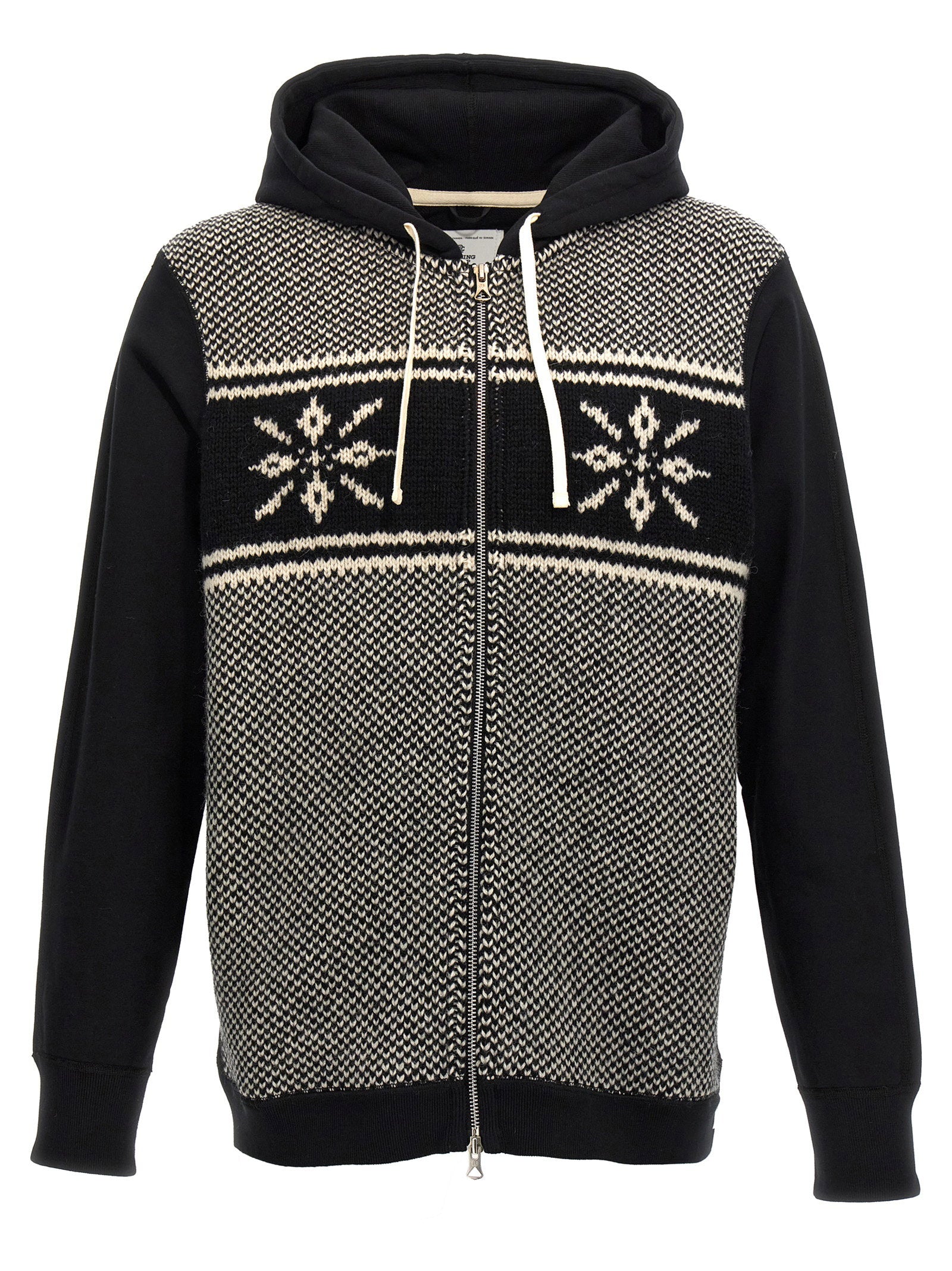 Jacquard Insert Hoodie