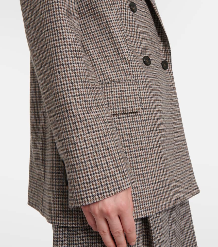 Houndstooth blazer