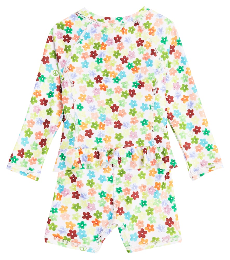 Molo Baby Nigella floral rashguard swimsuit