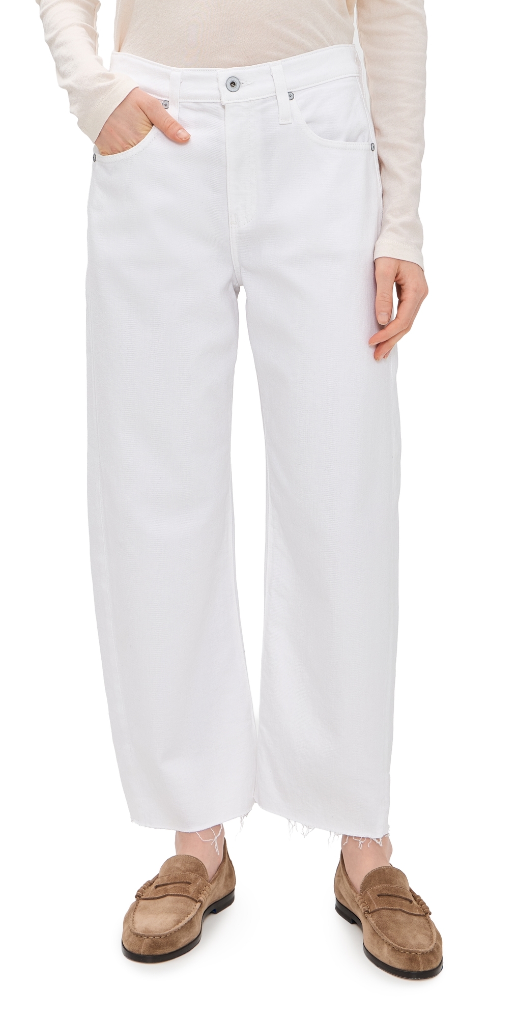 Hattie Crop Jeans GALLERY WHITE