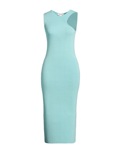 Woman Midi dress Turquoise Size ONESIZE Viscose, Acrylic, Elastane