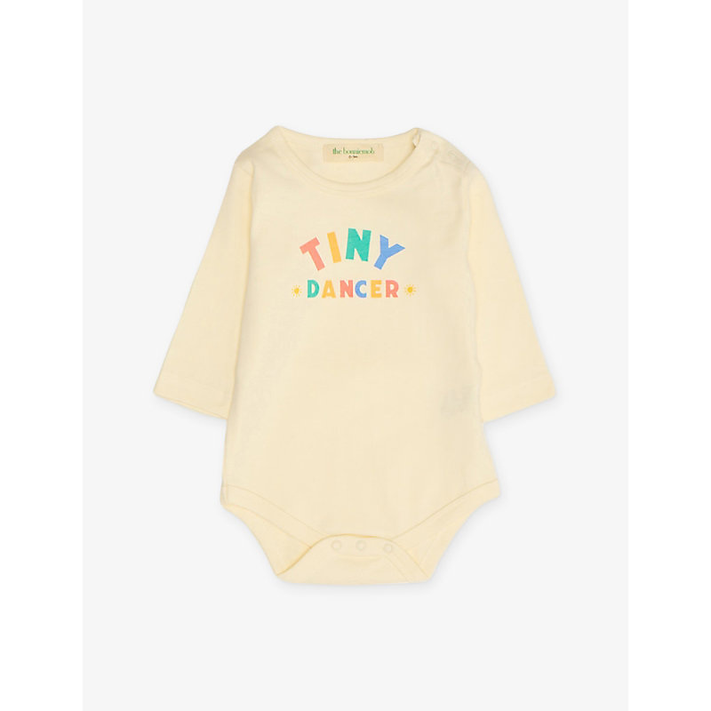 Tiny Dancer Rainbow Text-Print Cotton Bodysuit