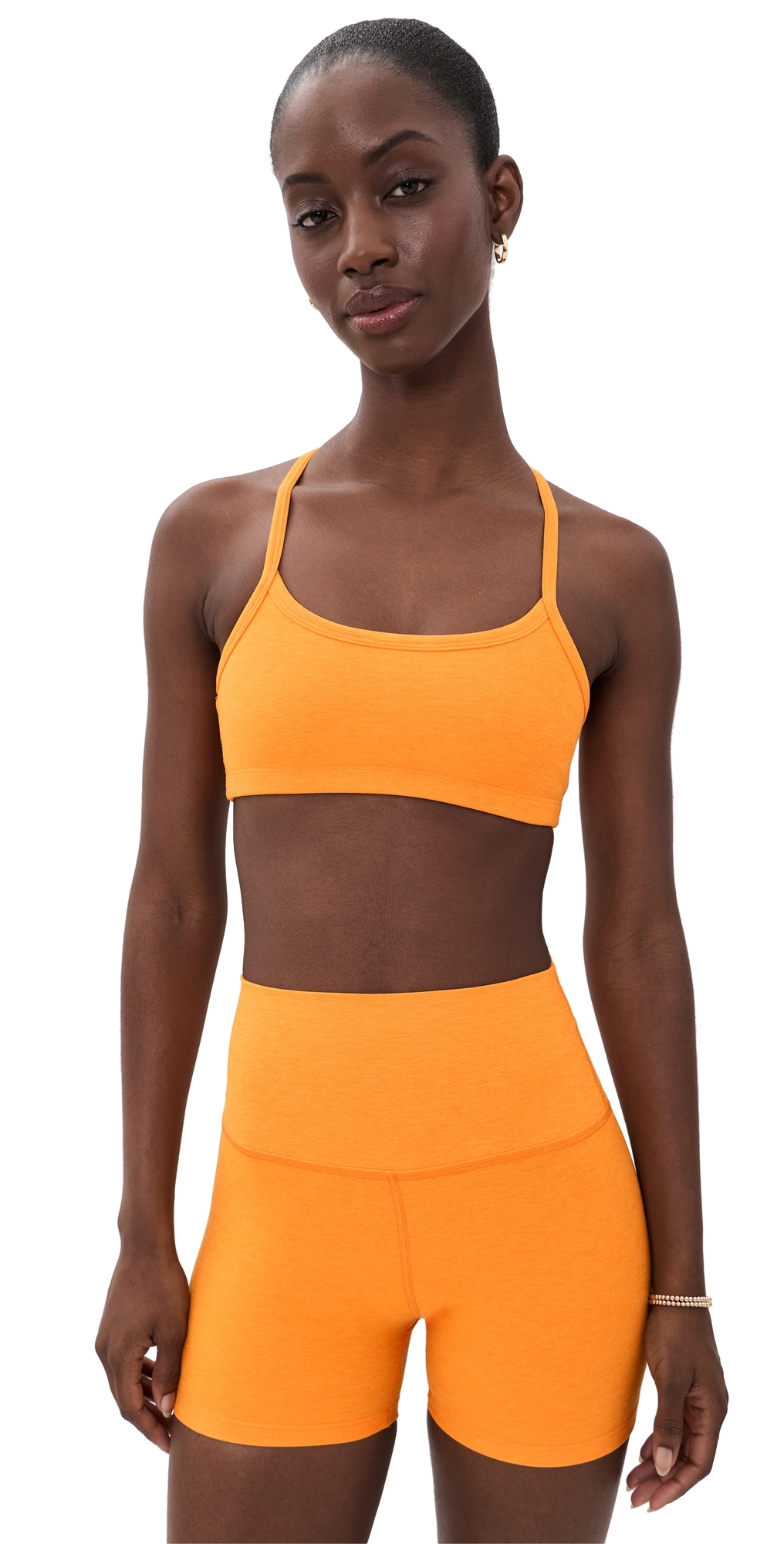 Spacedye Slim Racerback Bra Bright Citrus Heather