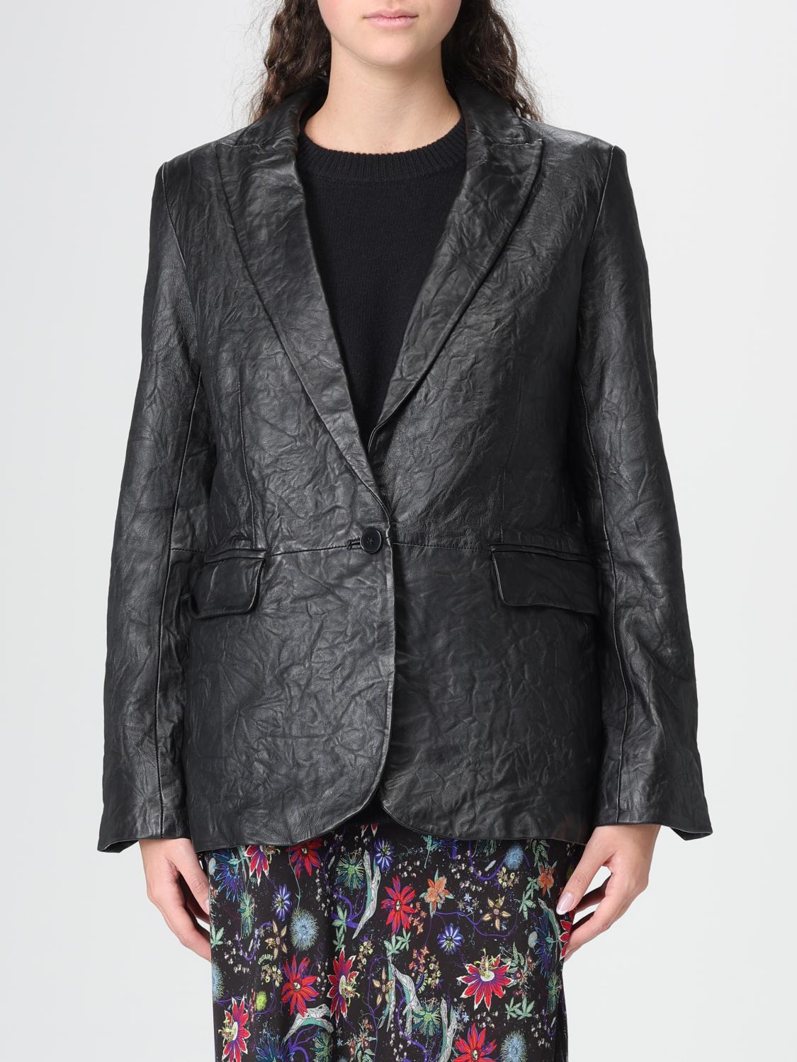 Verys Fróisse leather jacket - Brown
