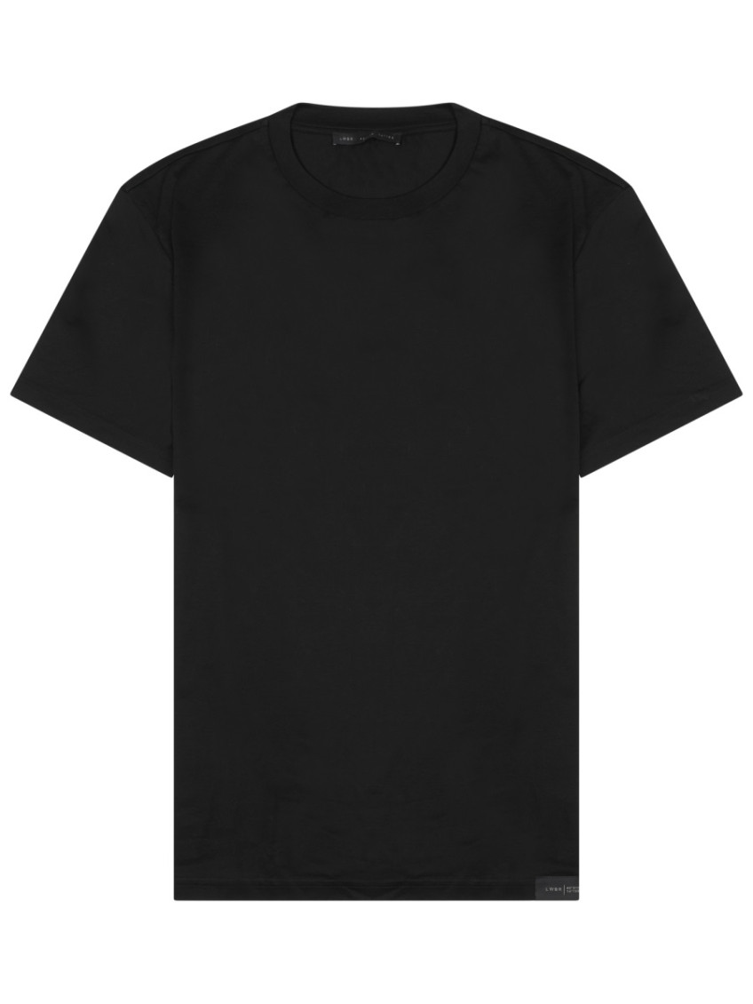 B134 Basic T-shirt In Black Cotton