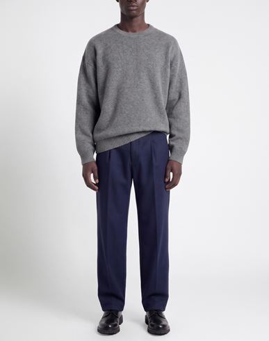 Man Sweater Grey Size 40 Merino Wool