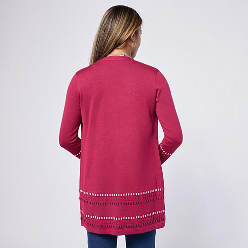 2 PC Set - Cardigan & Tank - Red