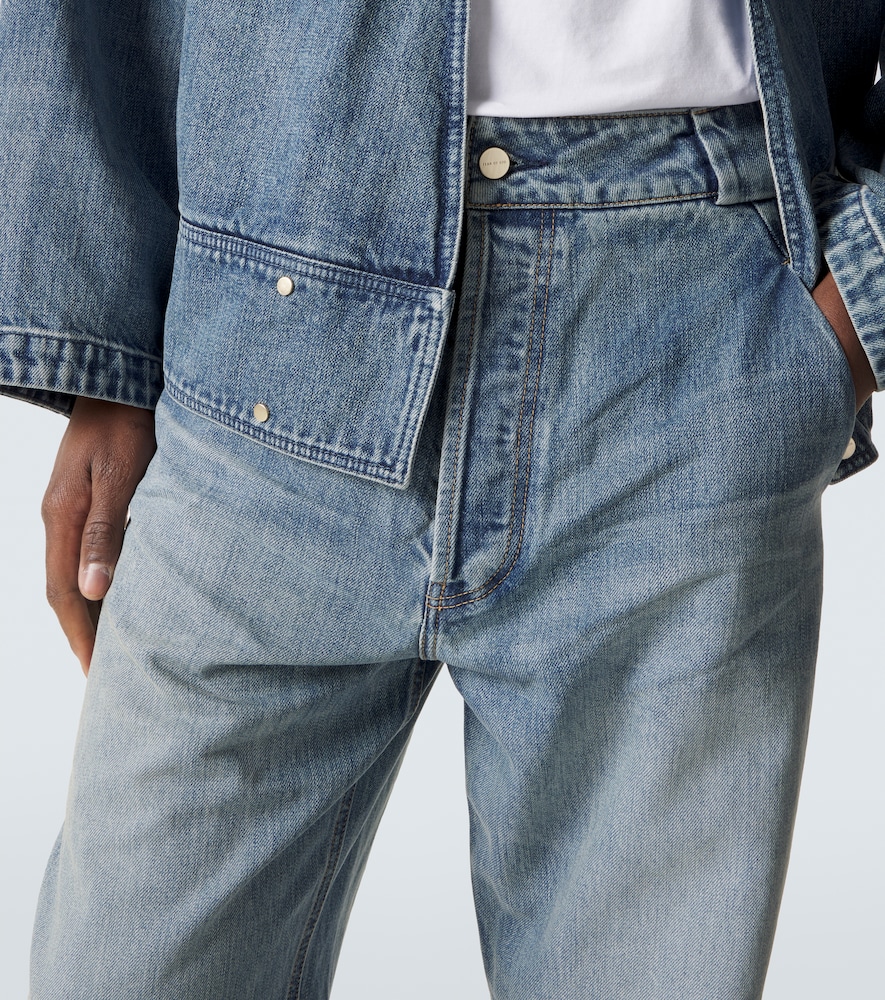 Utility straight jeans