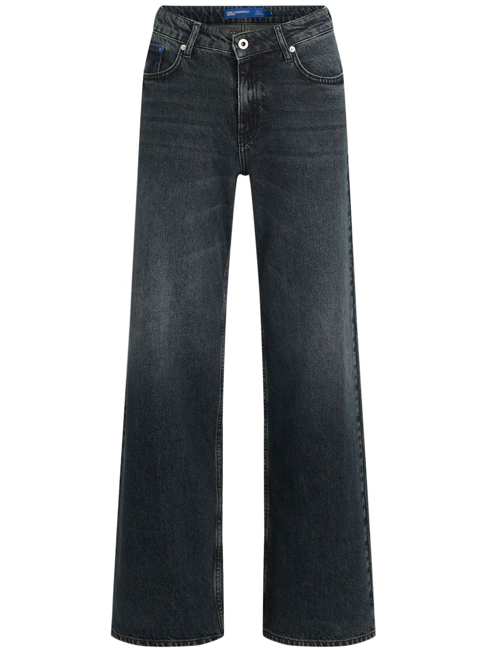 Mid-rise relaxed jeans - Blue