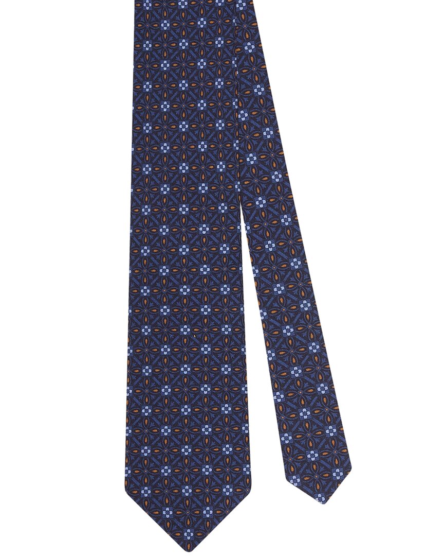 Silk Geo Printed Silk Best Of Class Necktie