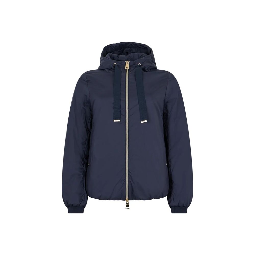 Padded Polyamide Down Jacket — Navy