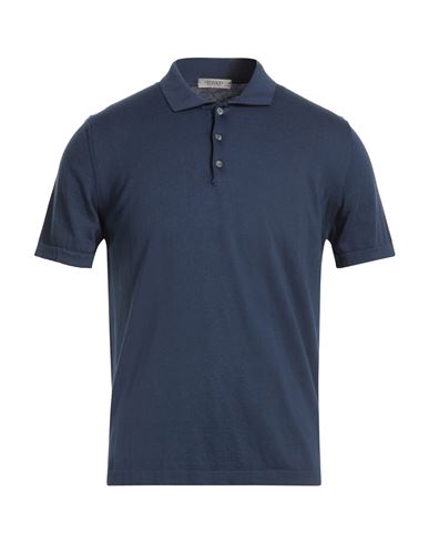 Man Polo shirt Navy Size M Cotton